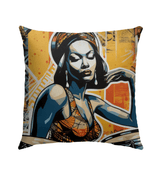 Music Evokes Empathy Outdoor Pillow - Beyond T-shirts